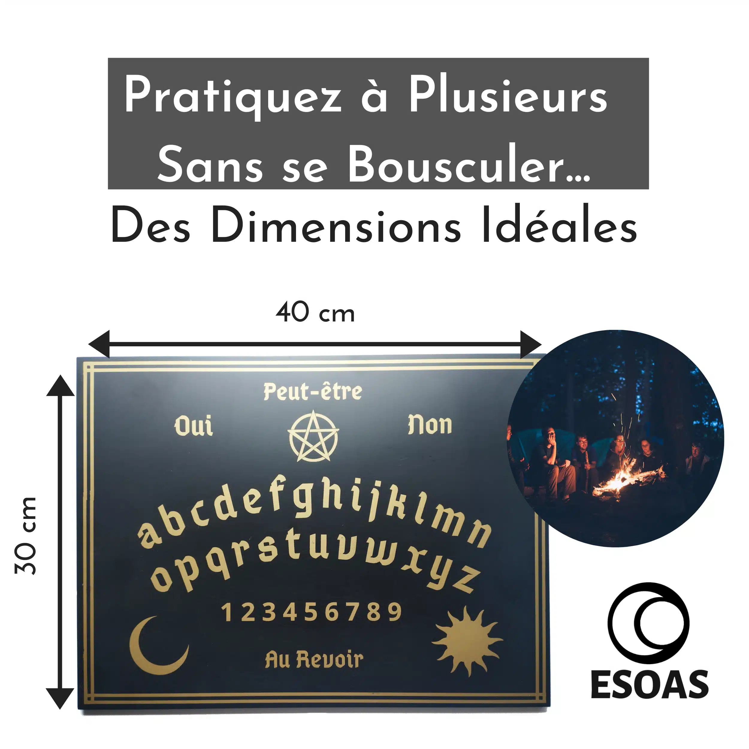 Planche Ouija En Français En Bois - Esoas