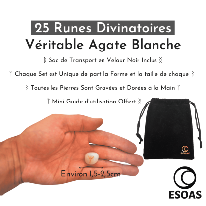 Runes-Agate-Blanche
