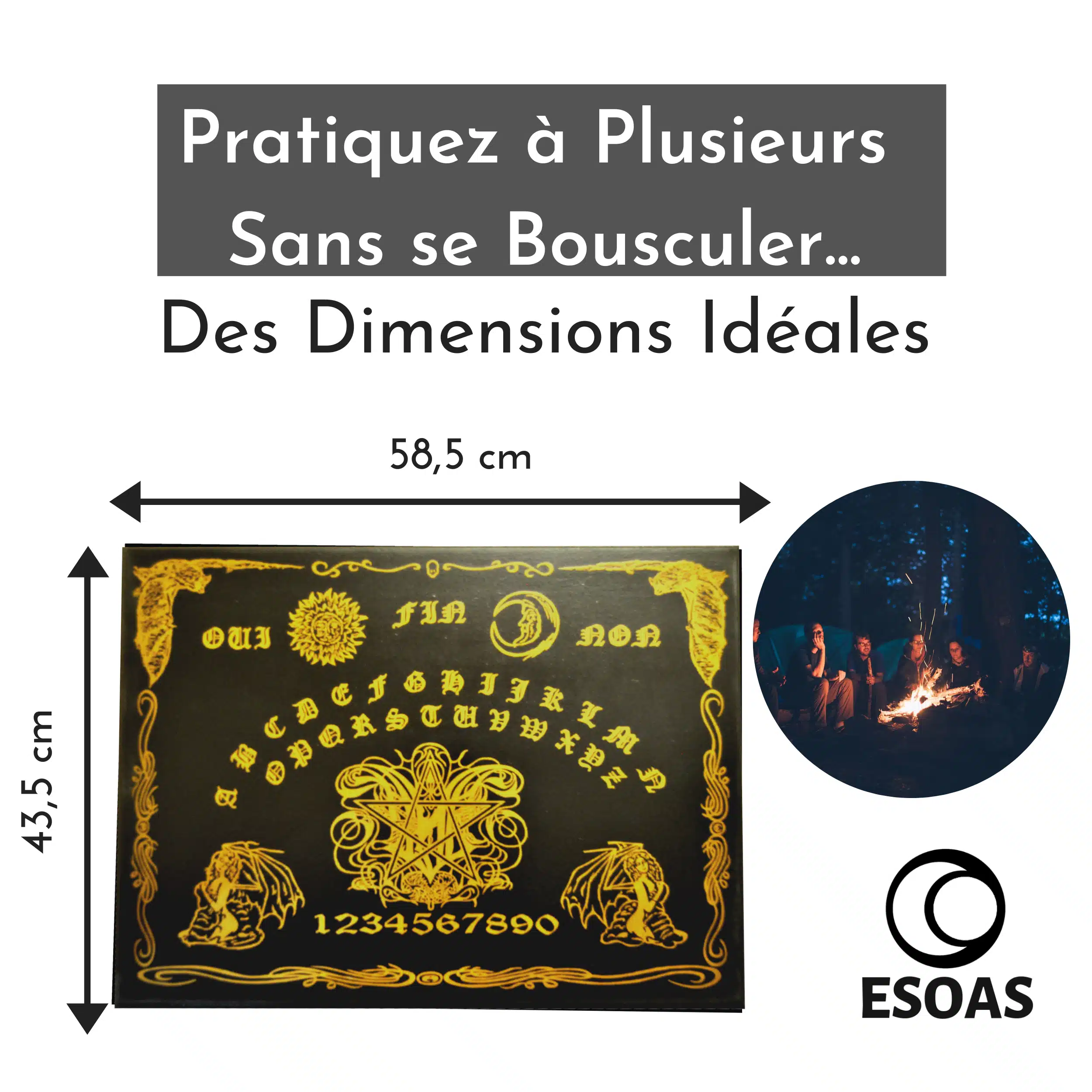 Planche Ouija En Français En Bois - Esoas
